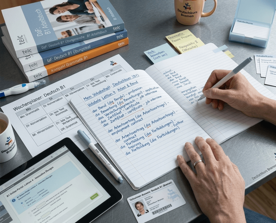 Deutschkurs Online & Vorort